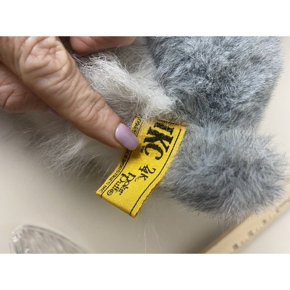 24K Polar Puff Special Effects 1994 Plush Schnauzer Approx 12” Stuffed Dog GUC - Picture 8 of 8